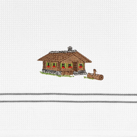 Geschirrtuch "Almhütte"
