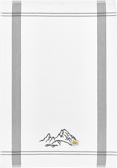 Geschirrtuch "Berge Edelweiss"