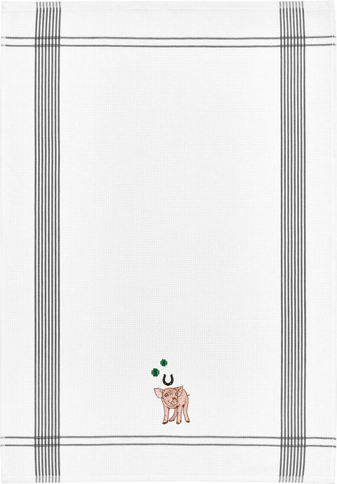 Geschirrtuch "Glücksschwein"
