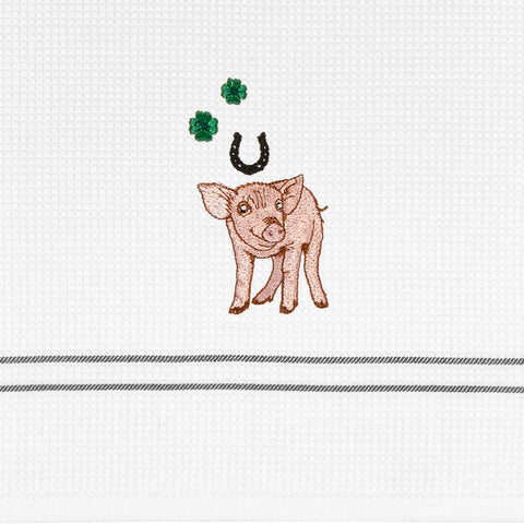 Geschirrtuch "Glücksschwein"